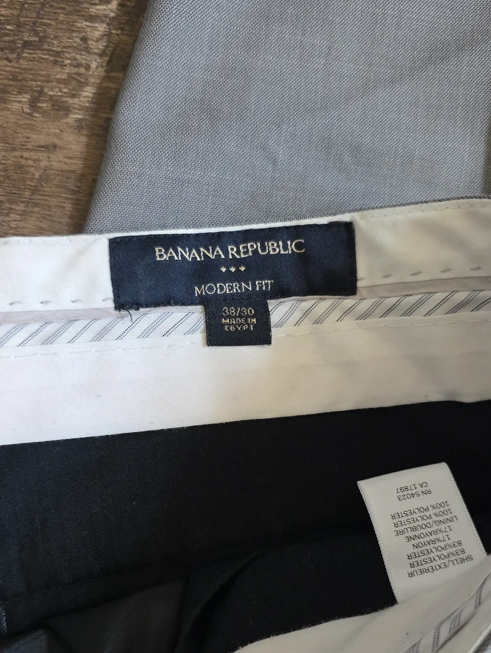 Banana Republic Light Gray Dress Pants - Classic Tailored Trousers, Modern Fit